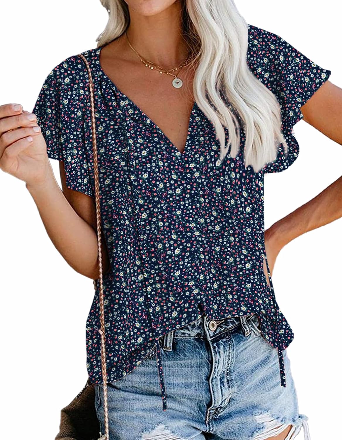 Womens Bobo Floral Tops