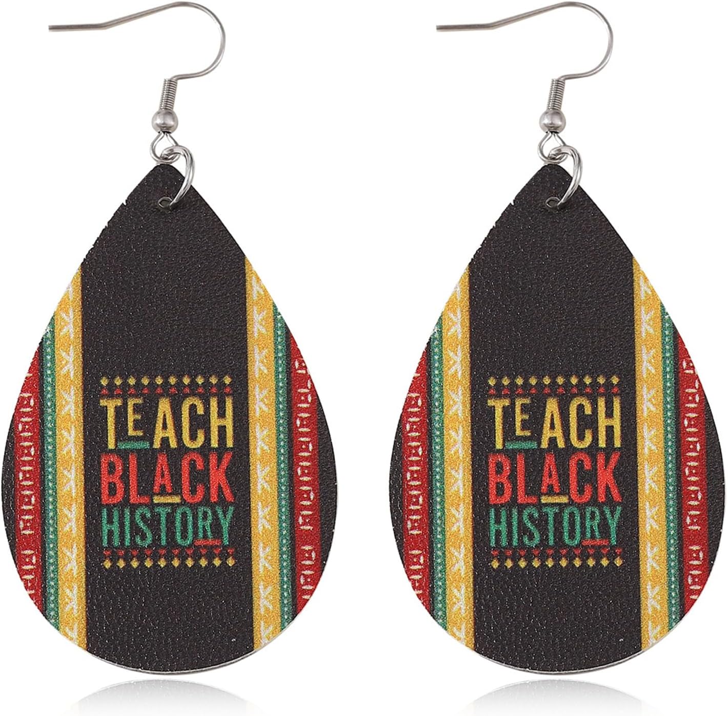 Juneteenth Earrings for Black Women African Map Queen Dangle Earrings Jewelry Juneteenth Shirts Outfit Accessories