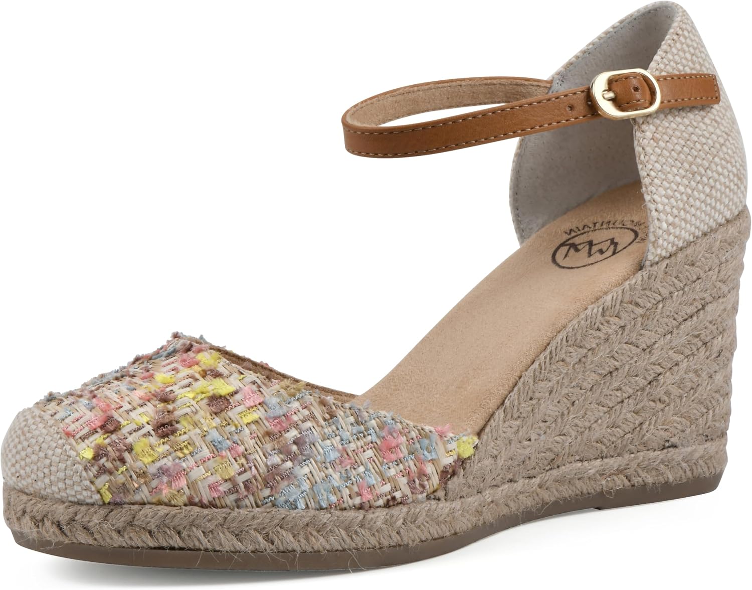 White Mountain Mamba Espadrille Wedges