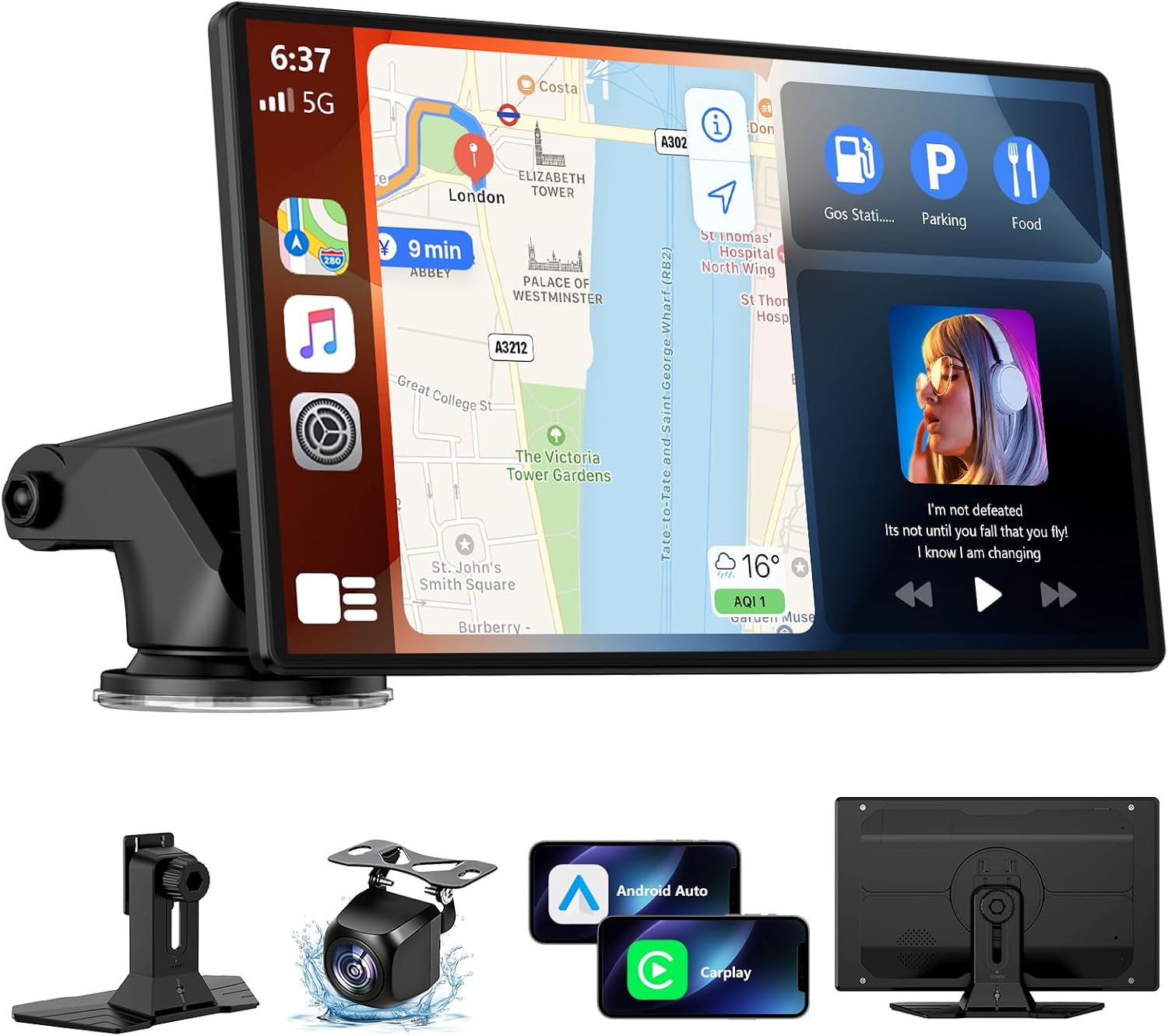 Wireless CarPlay Touchscreen Receivers