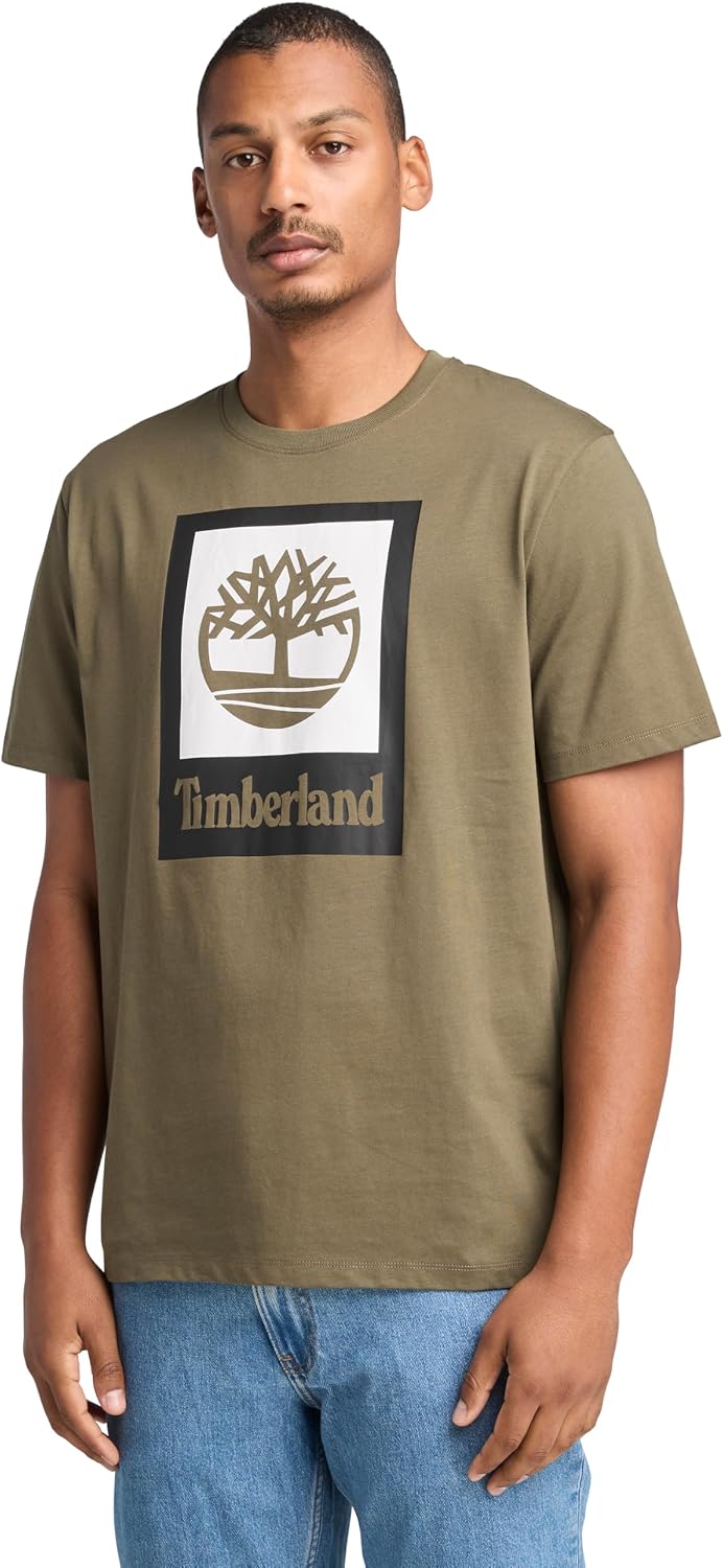 Timberland Square Stack Logo T-Shirts