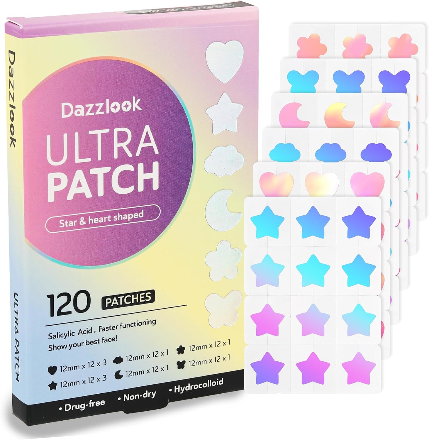 Dazzlook Holographic Pimple Patches
