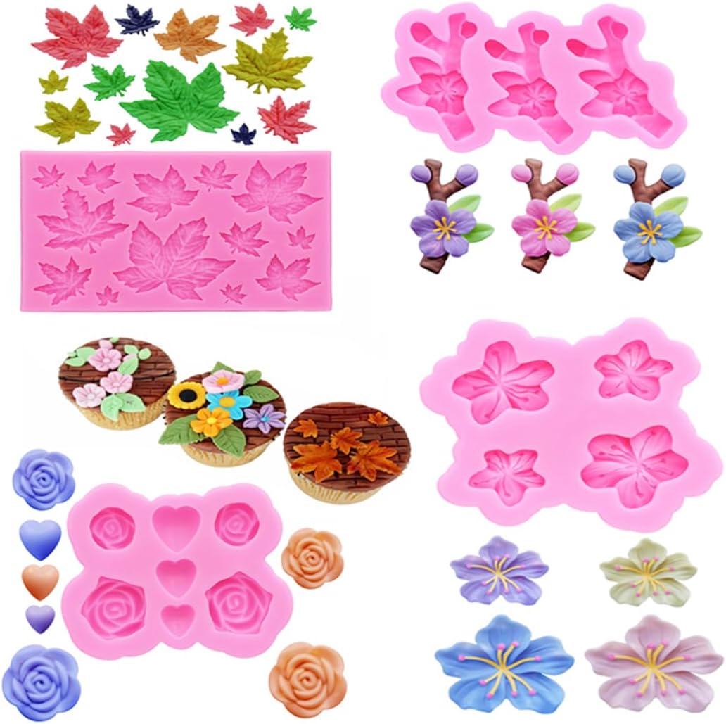 ZGAXM Silicone Cake Decoration Molds