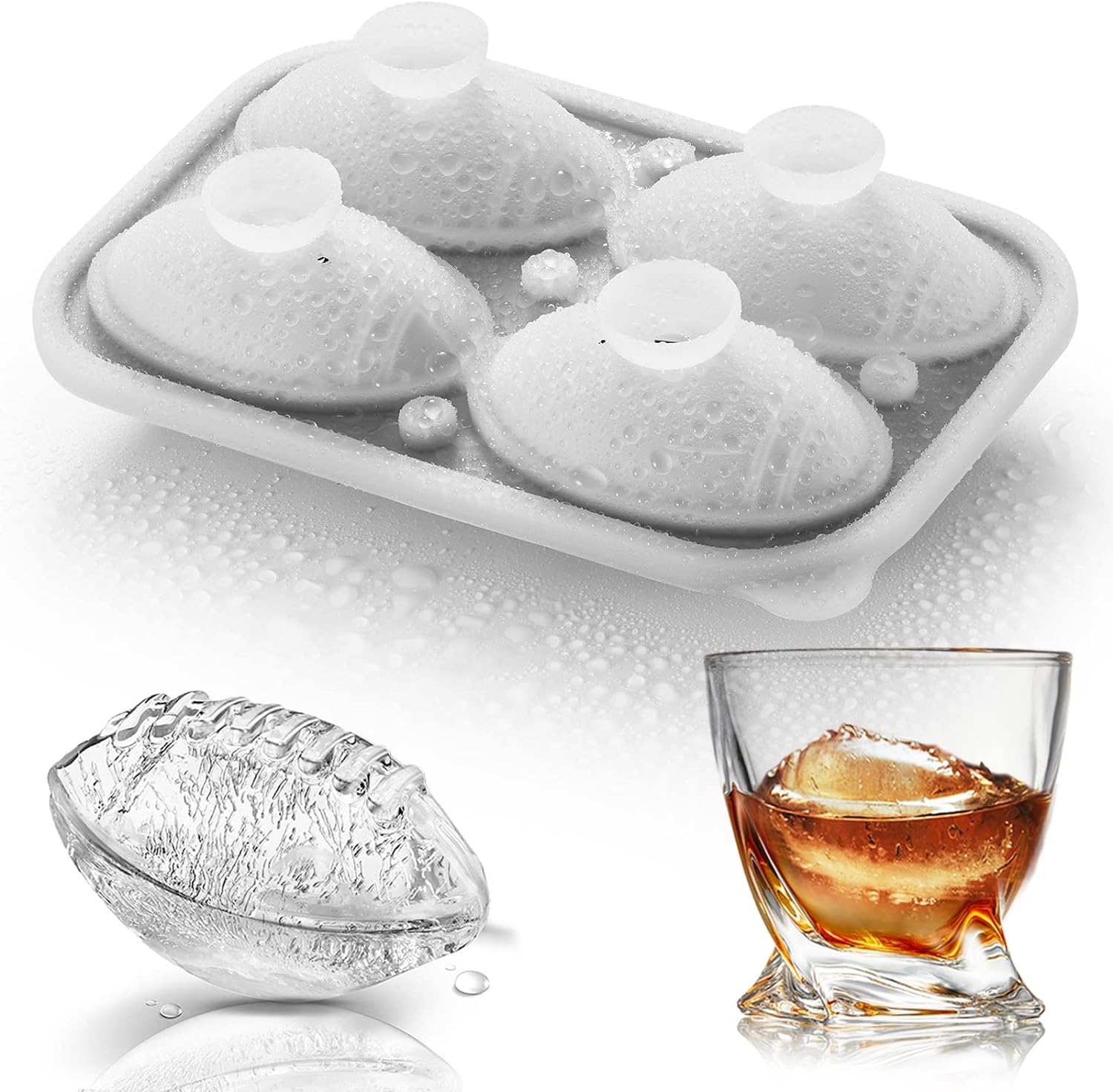 ACOOKEE Football Ice Cubes