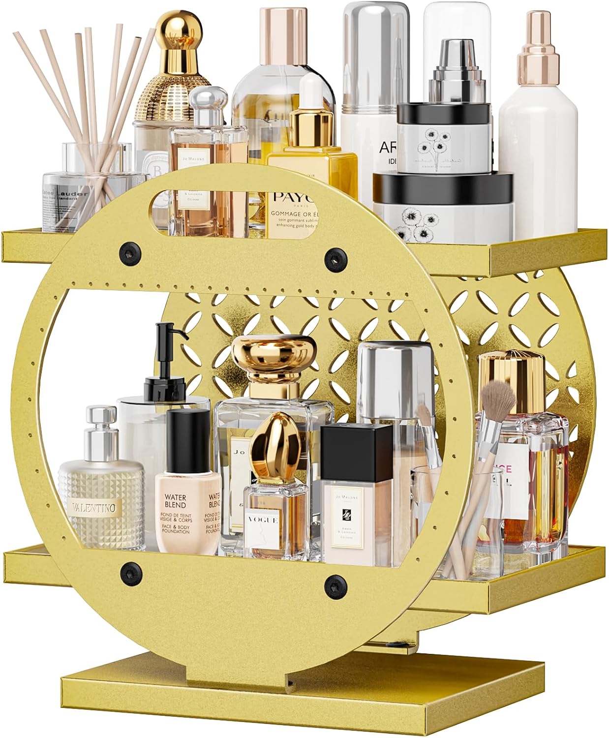 Gold Makeup Organizers