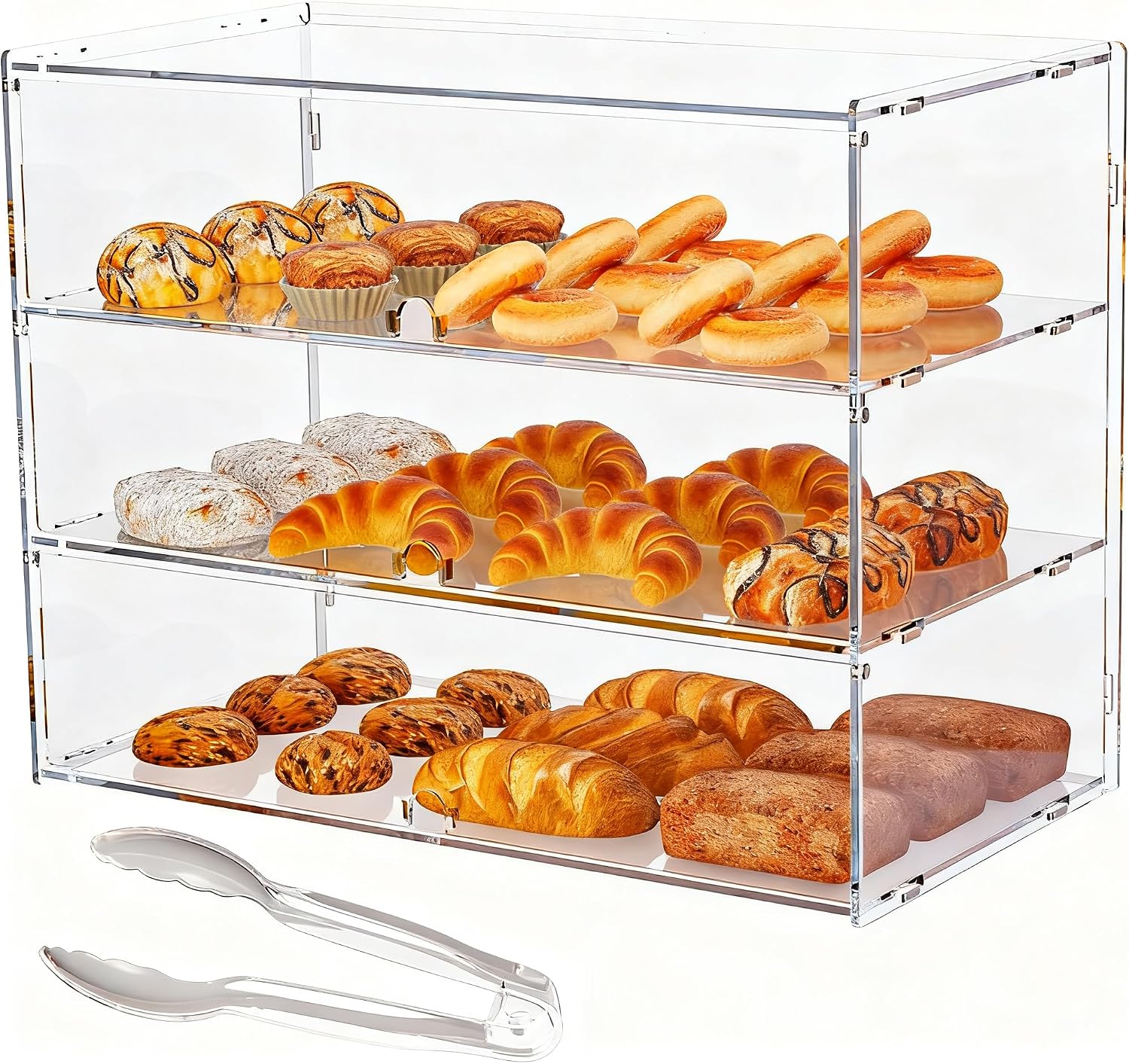 Cityjoy 3-Tier Bakery Display Cases