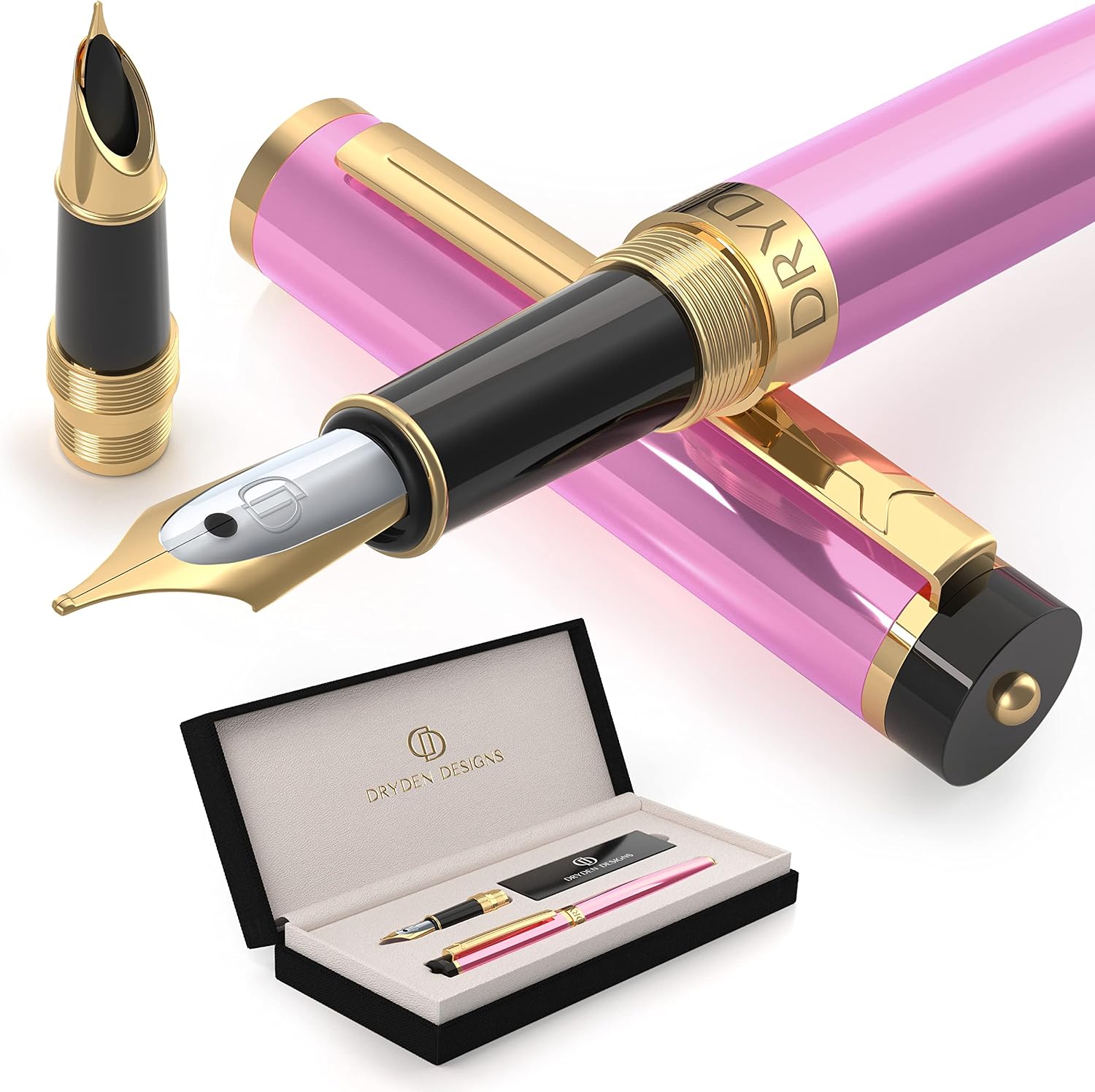 Dryden Designs Fountain Pens (Pink