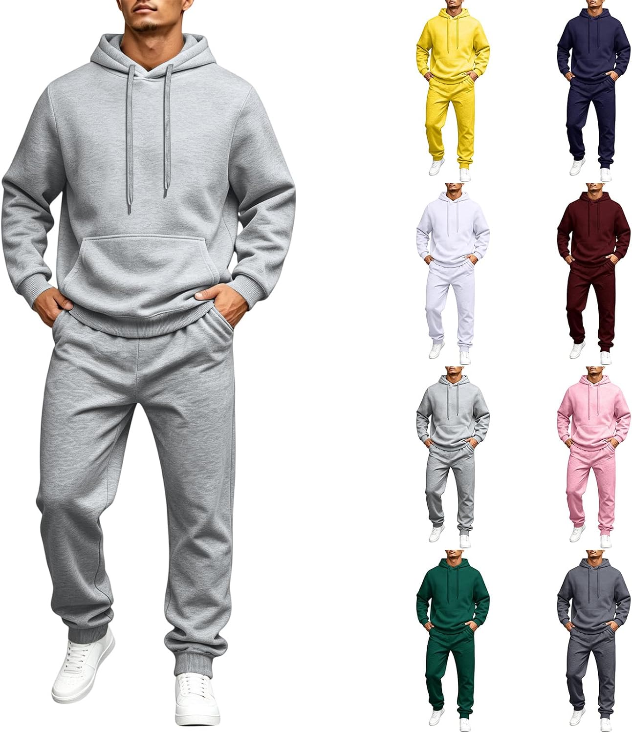 Men's Fleece Sweatsuit Sets