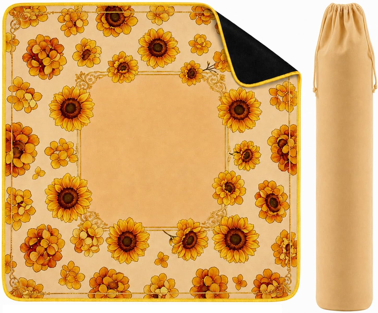 Orange Mahjong Mats with Accessories