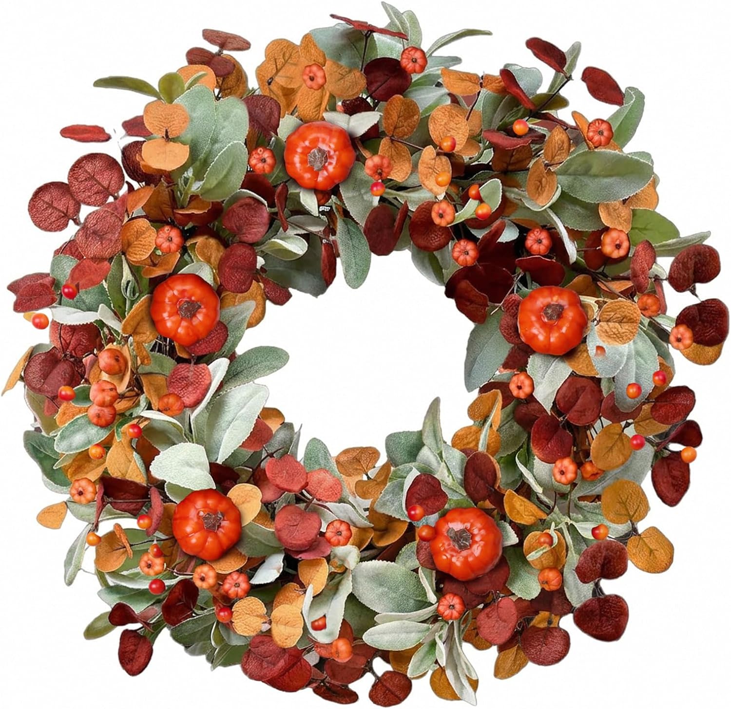 Fall Wreaths with Pumpkins