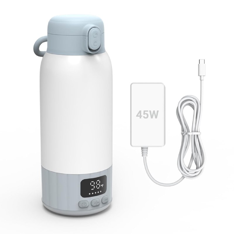 PR!CE DROP ( ) Portable Bottle Warmer for Travel, Milk Warmer with 45W Fast Charger