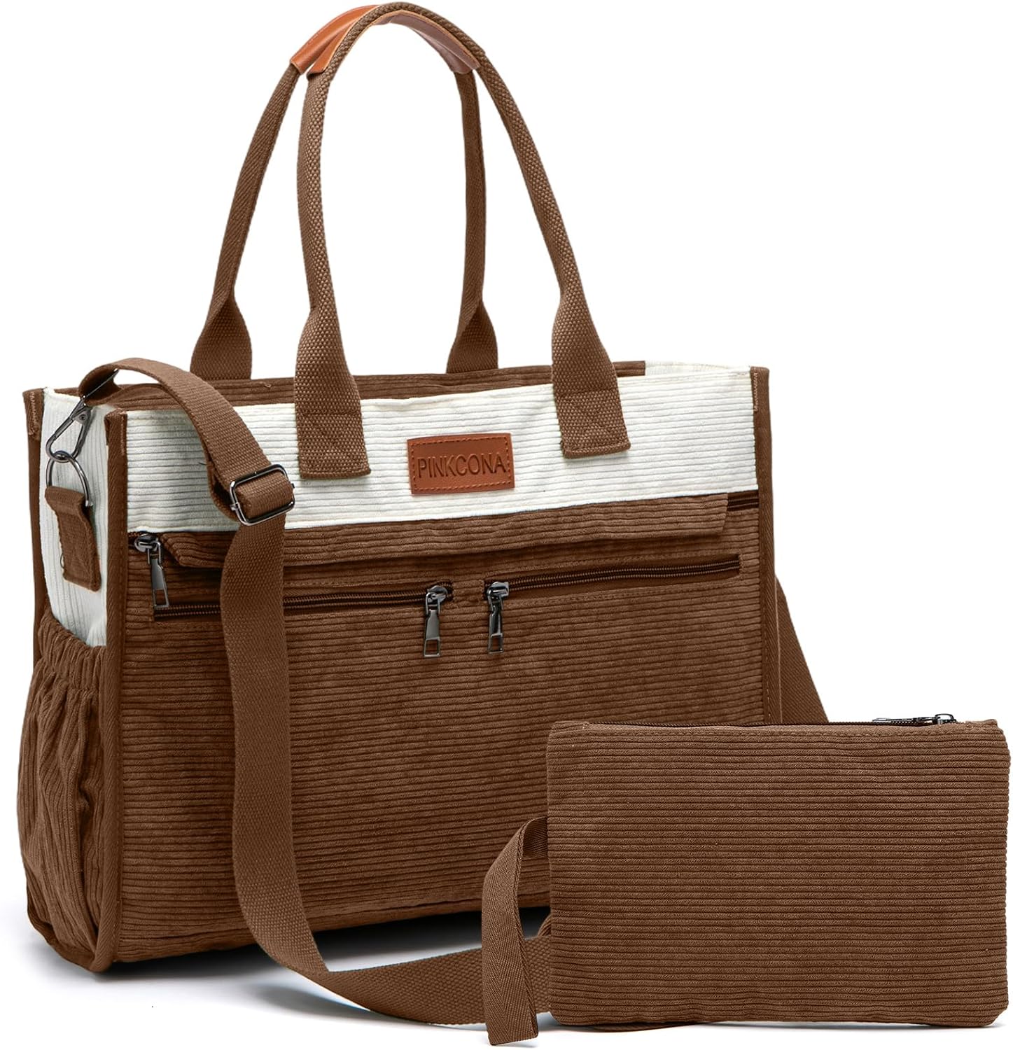 Corduroy Tote Bags (2-Piece Set