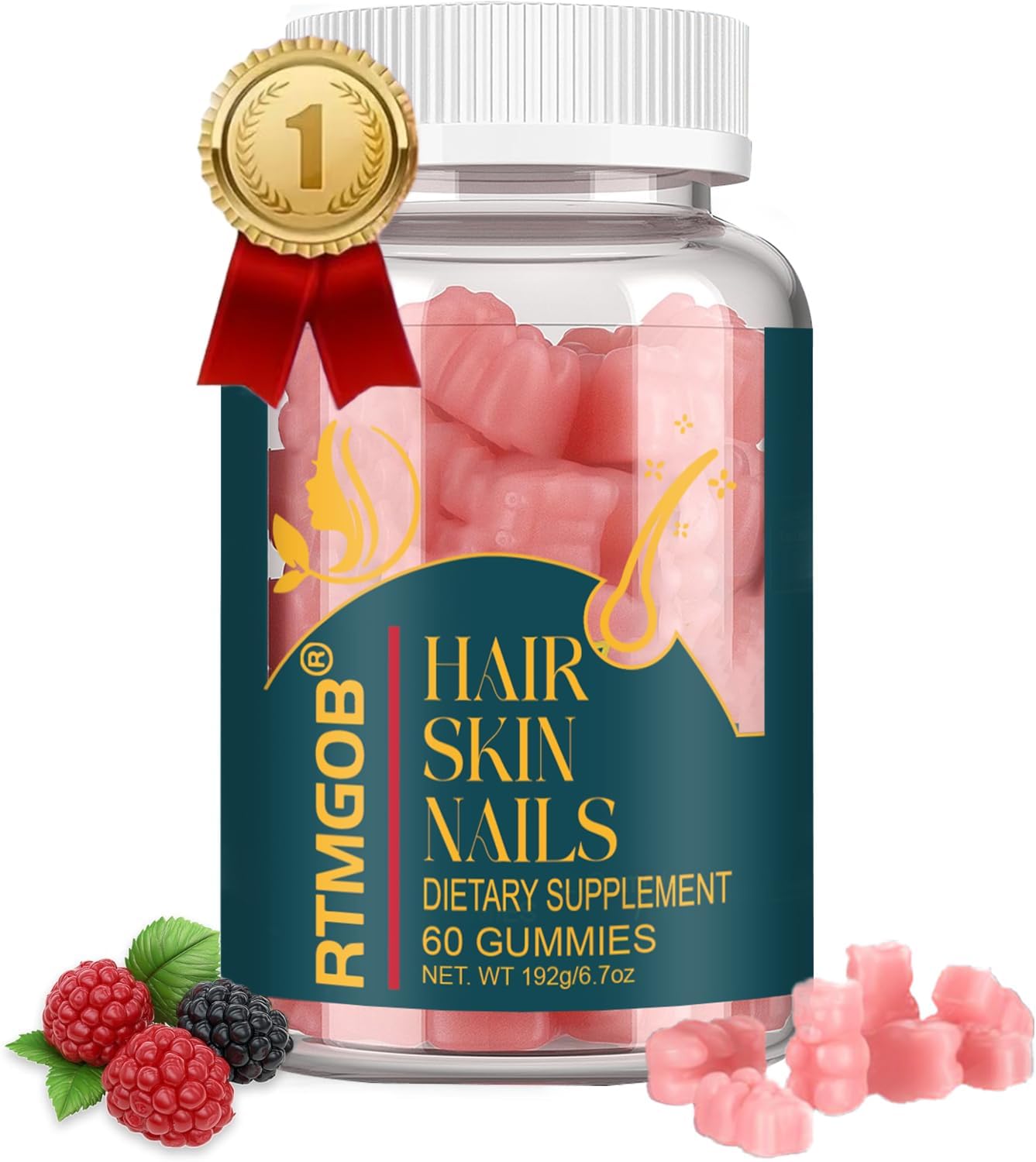 RTMGOB Biotin Hair Gummies
