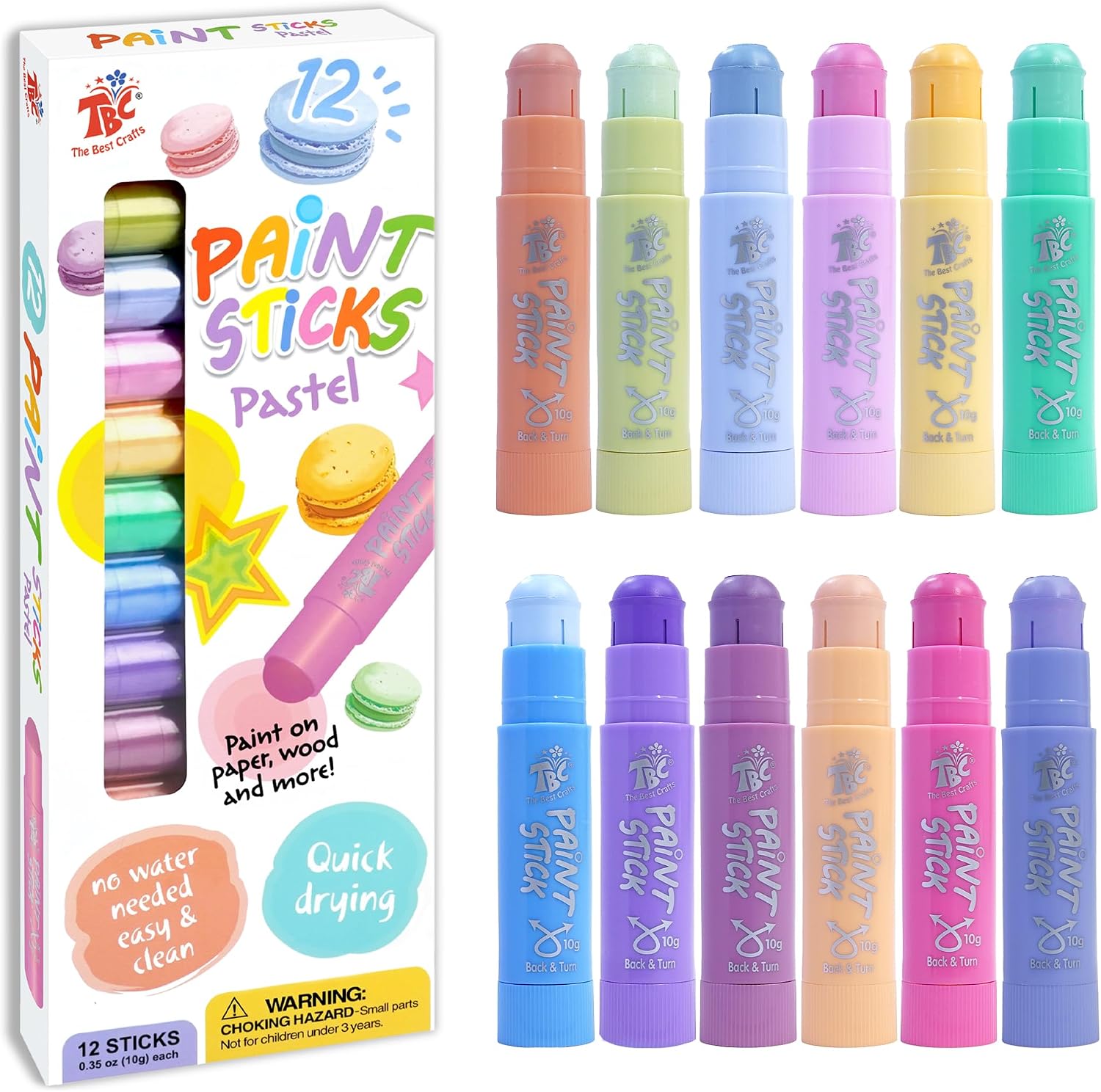 TBC Paint Sticks (Pastel