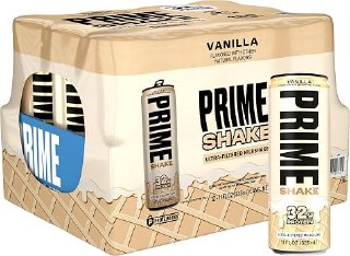 19.98 OFF PRIME Shakes, Vanilla, 32g Protein Shake for Muscle Support & Recovery, Ultra-Filtered Milk, Lactose Free, Low Sugar, Low Calorie, Ready to Drink, 11 fl oz, 12 Pack !! SUBSCRIBE AND SAVE!! Checkout with sub and save for maximum discount