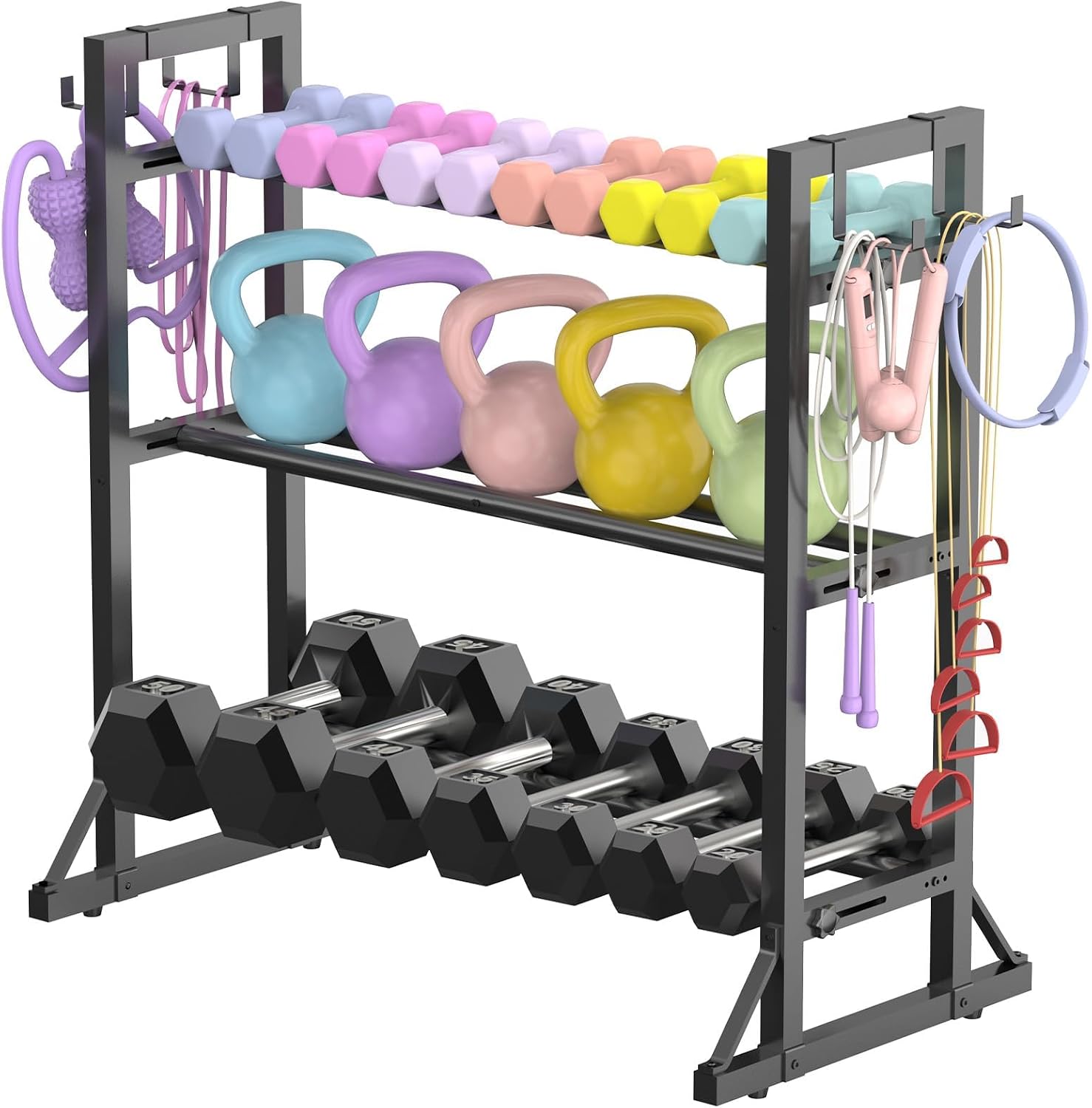 3 Tier Dumbbell Rack Stands