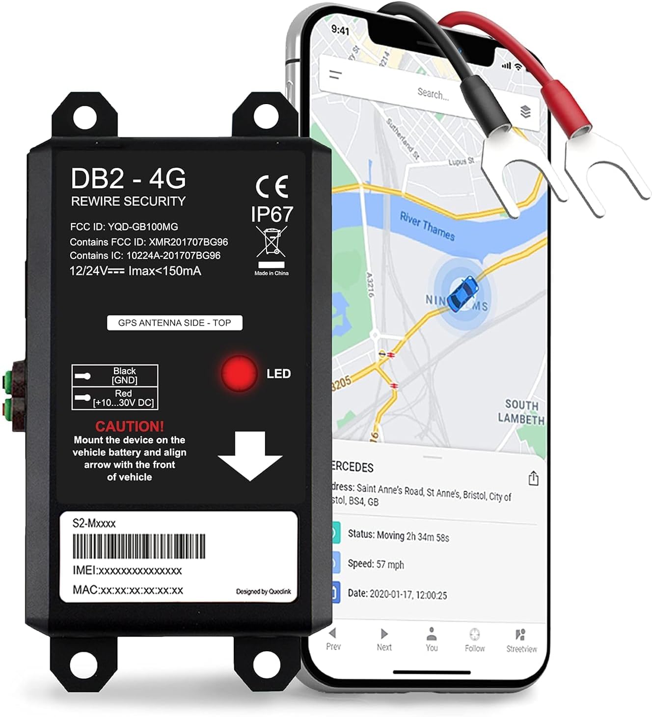 REWIRE DB2-4G Vehicle Trackers