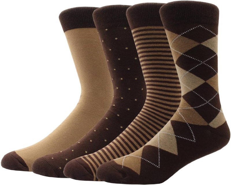 BLBJYPZX Brown Dress Socks