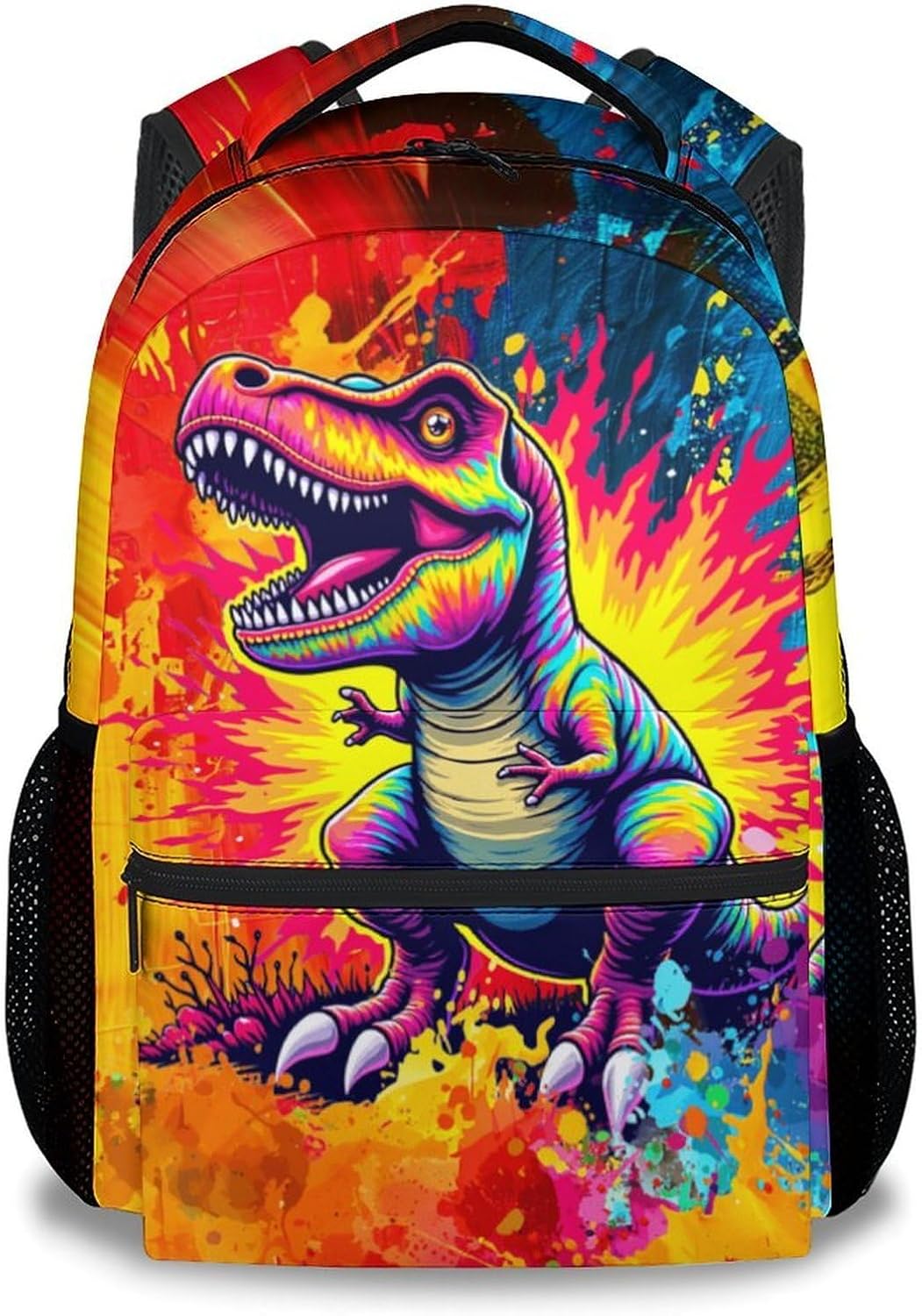 Boys Backpack for Boys - Kids School Bag 17 Inch Dinosaur Bookbag for Elementary Students Large Capacity