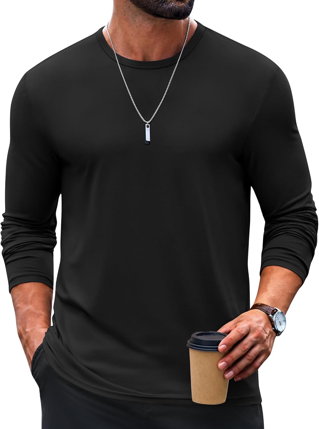 COOFANDY Long Sleeve T-Shirts