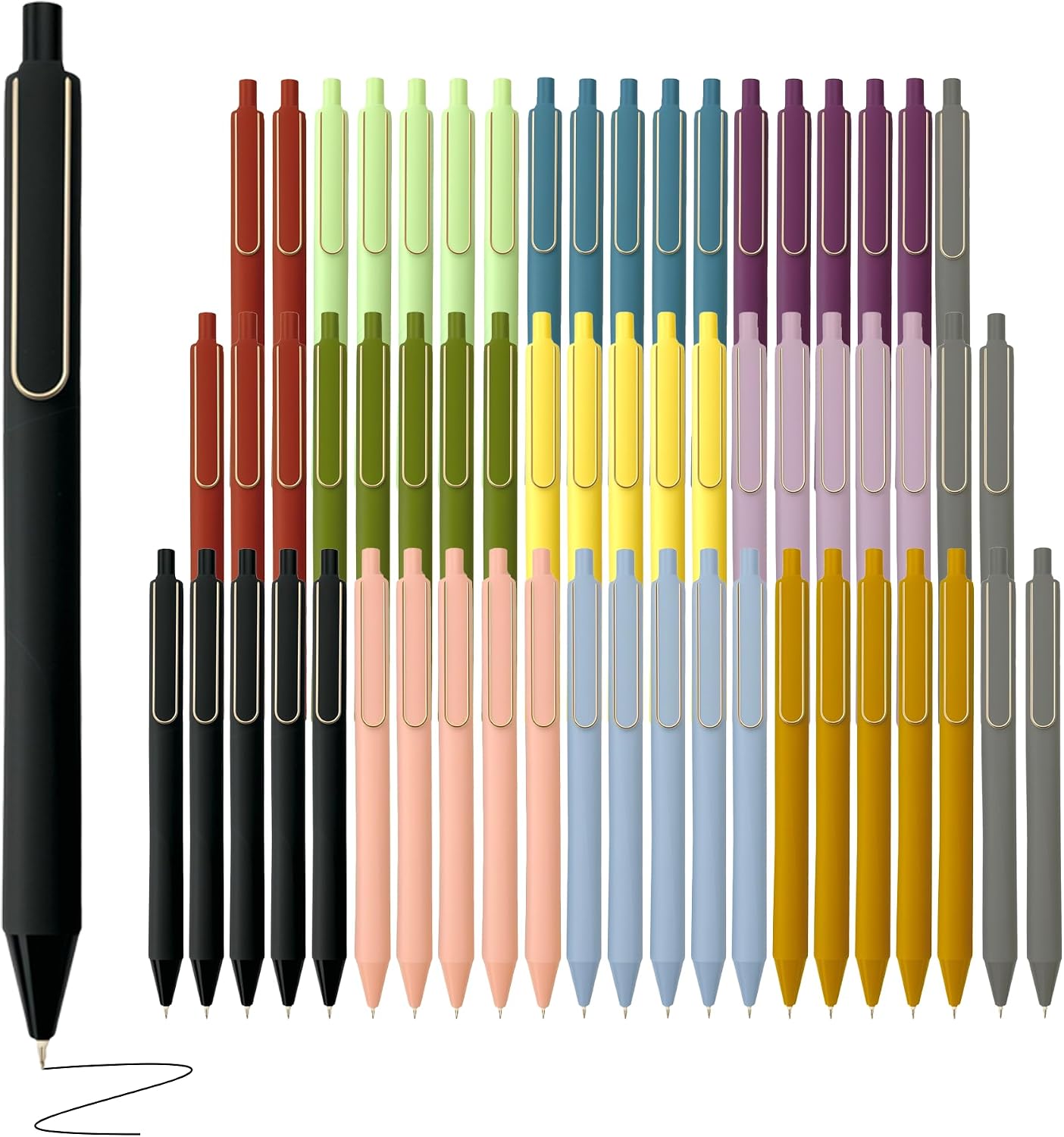 Black HZDIYAKE Gel Pens (60-Pack