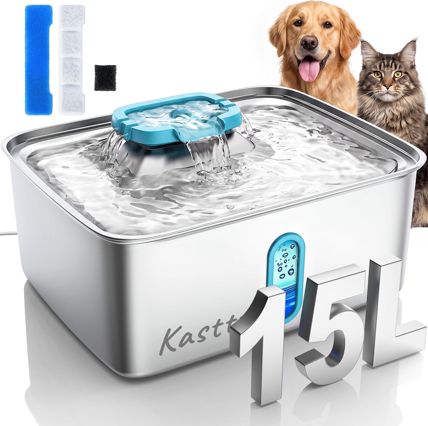 Kastty Large Dog Water Fountains