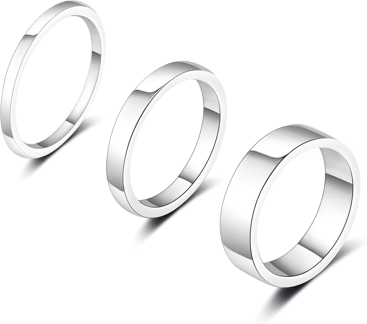 Zheshy Gold Stacking Rings