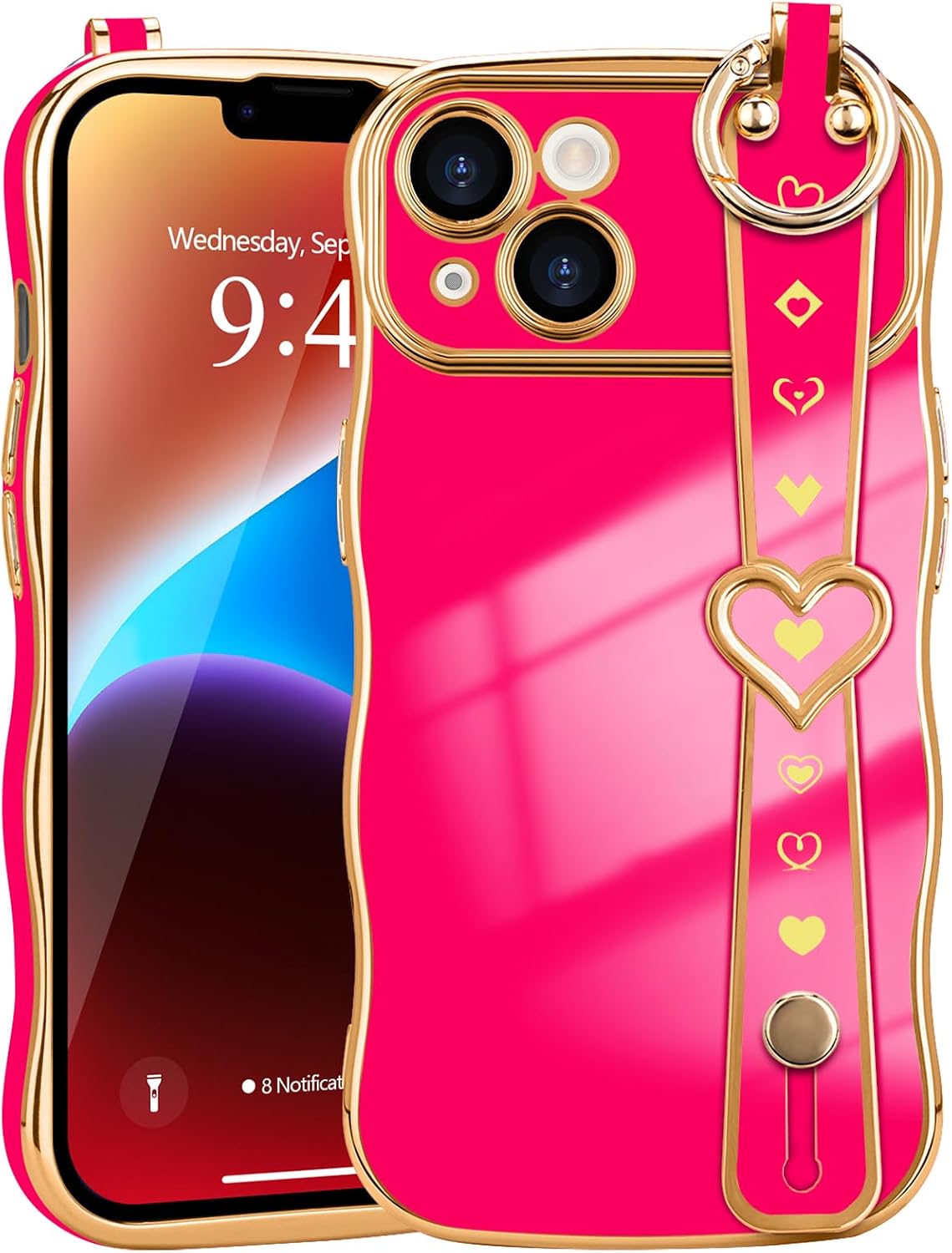 LLZ iPhone 14 Cases (Hot Pink