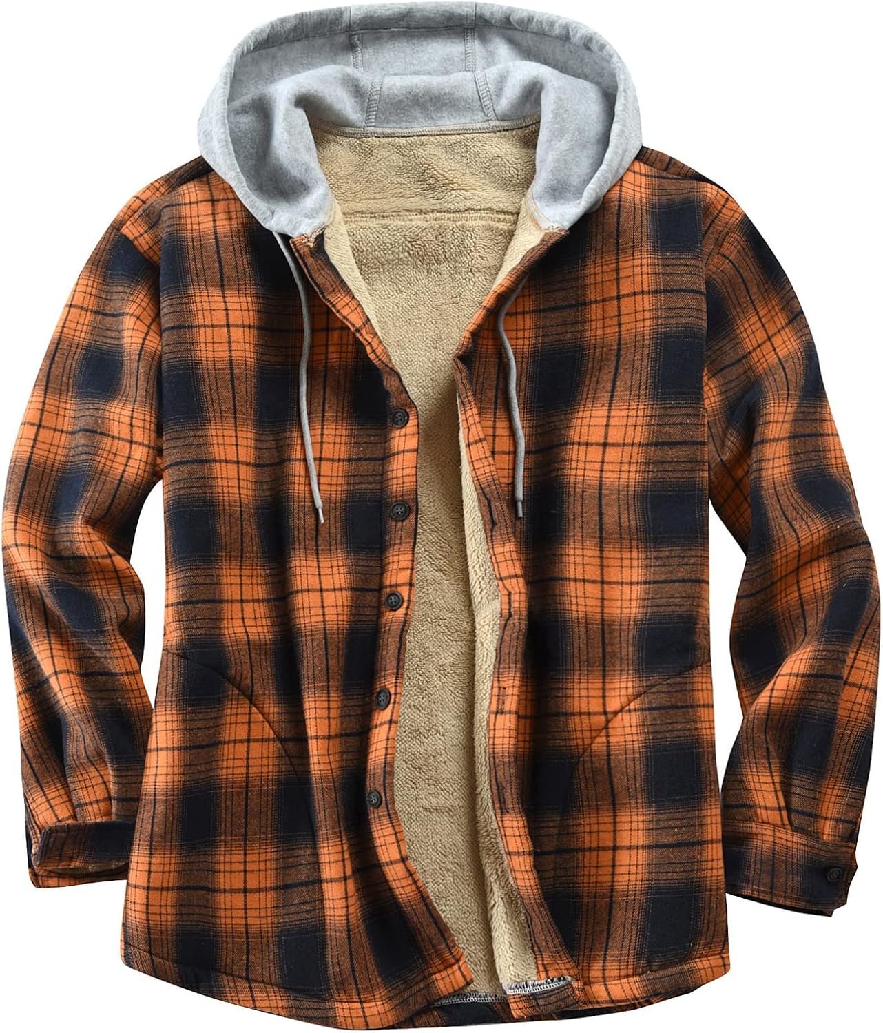 Derbars Plaid Hooded Shirts