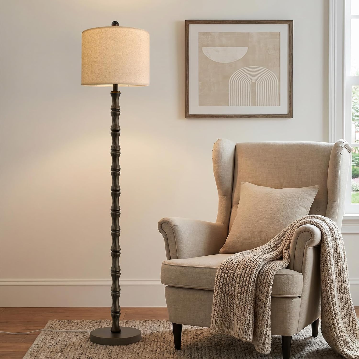FOFOMOMO Farmhouse Floor Lamps