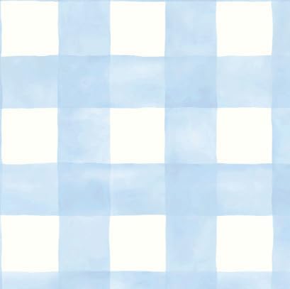 Blue Plaid Vinyl Wallpapers