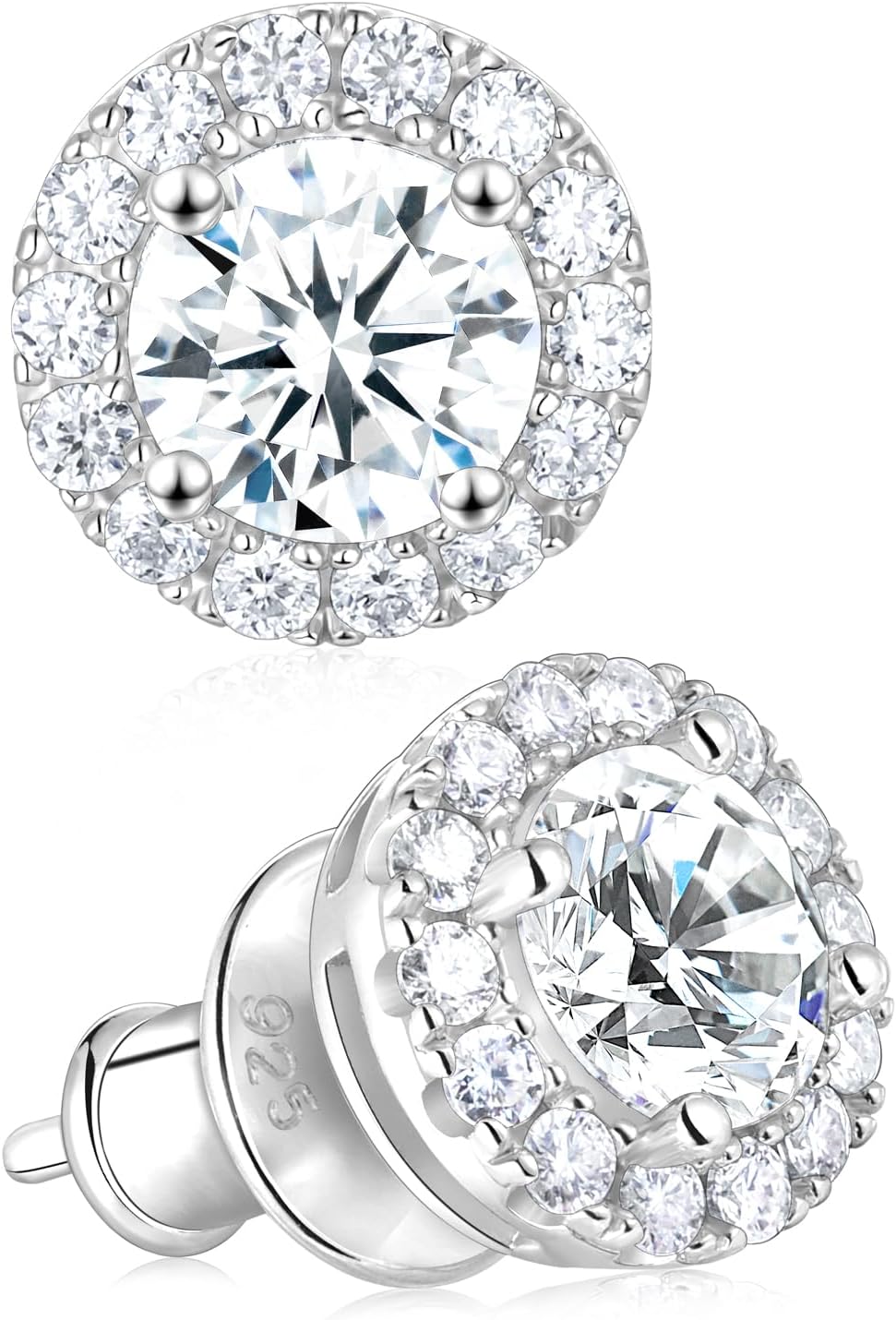 Frbod Moissanite Stud Earrings