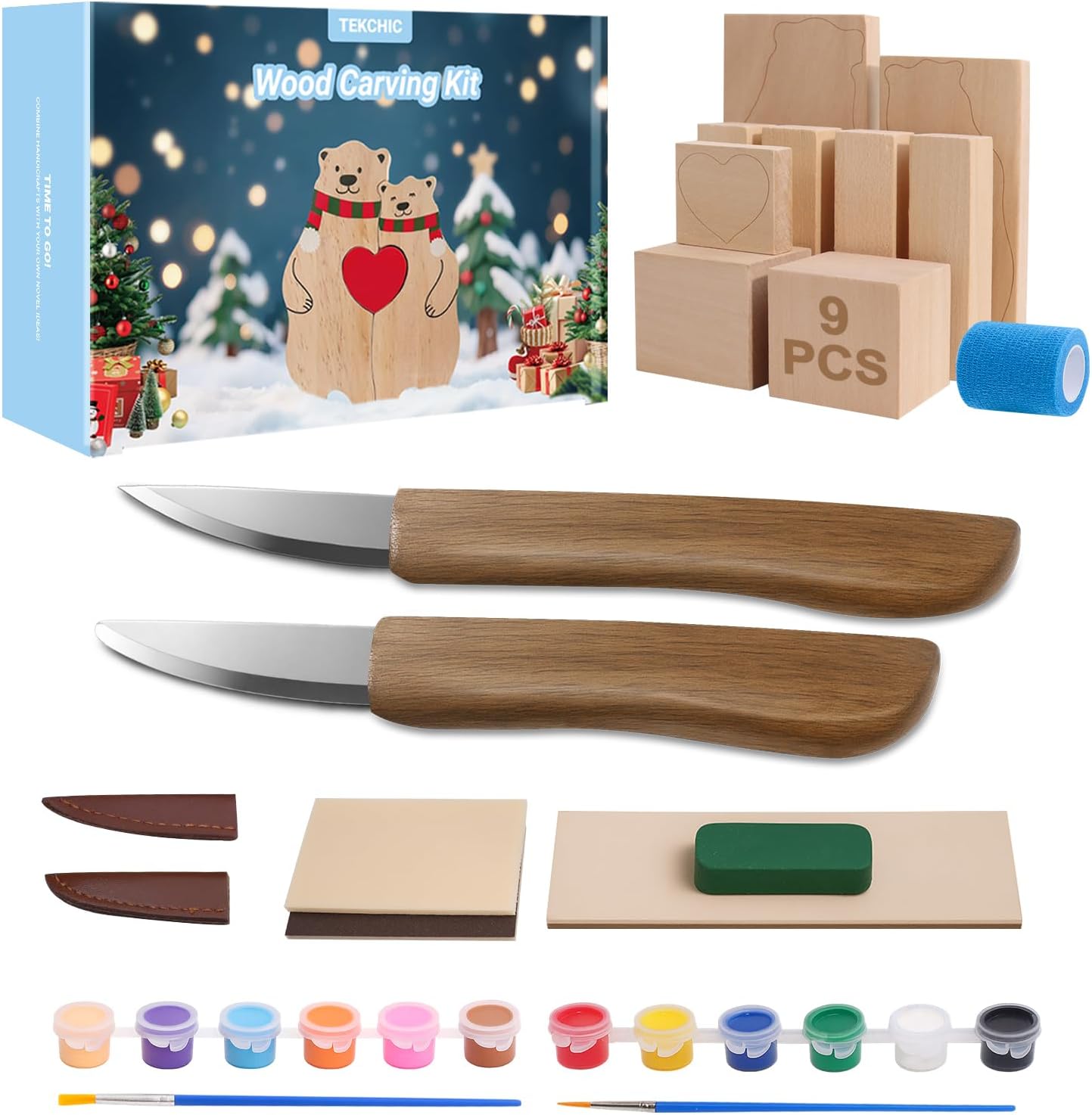 TEKCHIC Wood Carving Kits