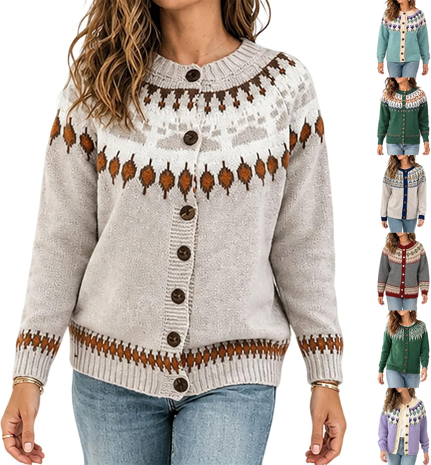 Women's Fair Isle Cardigans