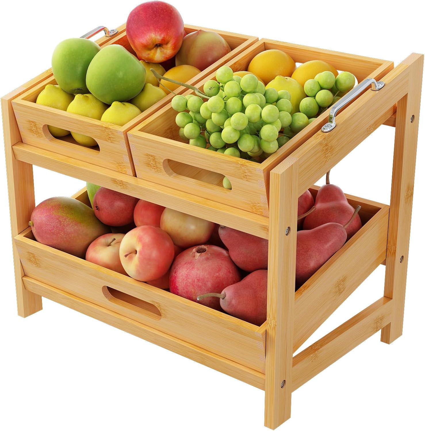 WulaWindy Bamboo Fruit Baskets