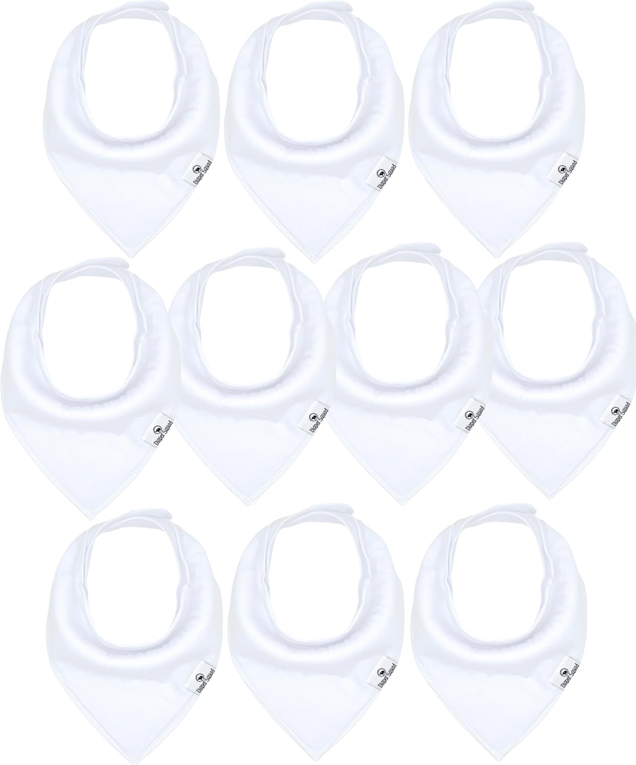 Diaper Squad Organic Bandana Bibs