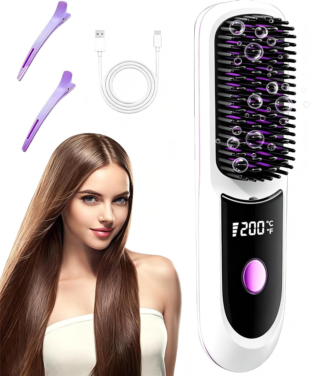Go Brush Pro Cordless Hair Straighteners