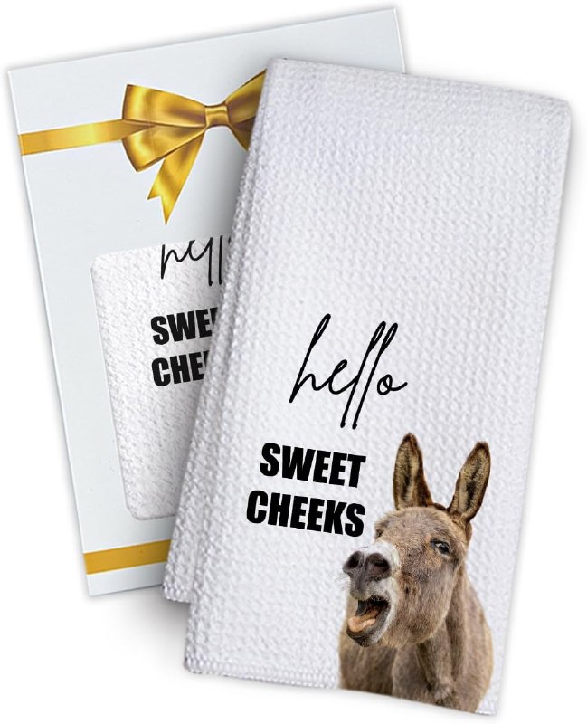 Buildinest Funny Donkey Towels