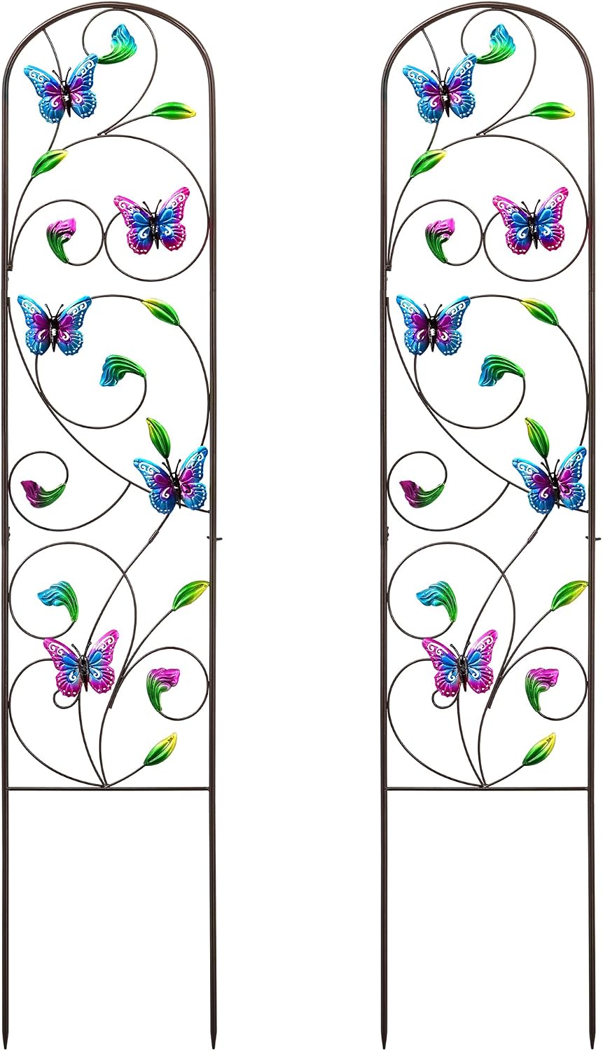 Metal Butterfly Garden Trellises