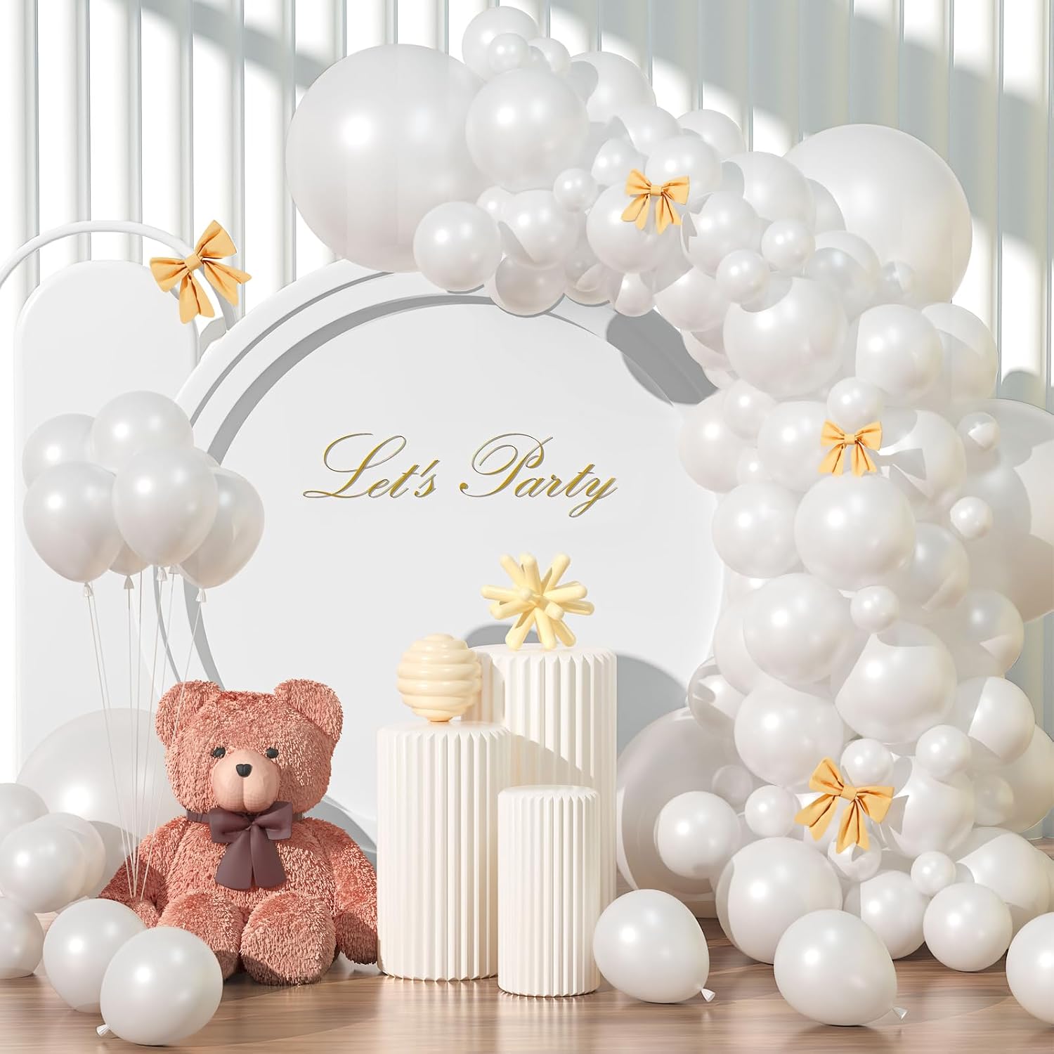 Balloon Arch Kits (Pearl White