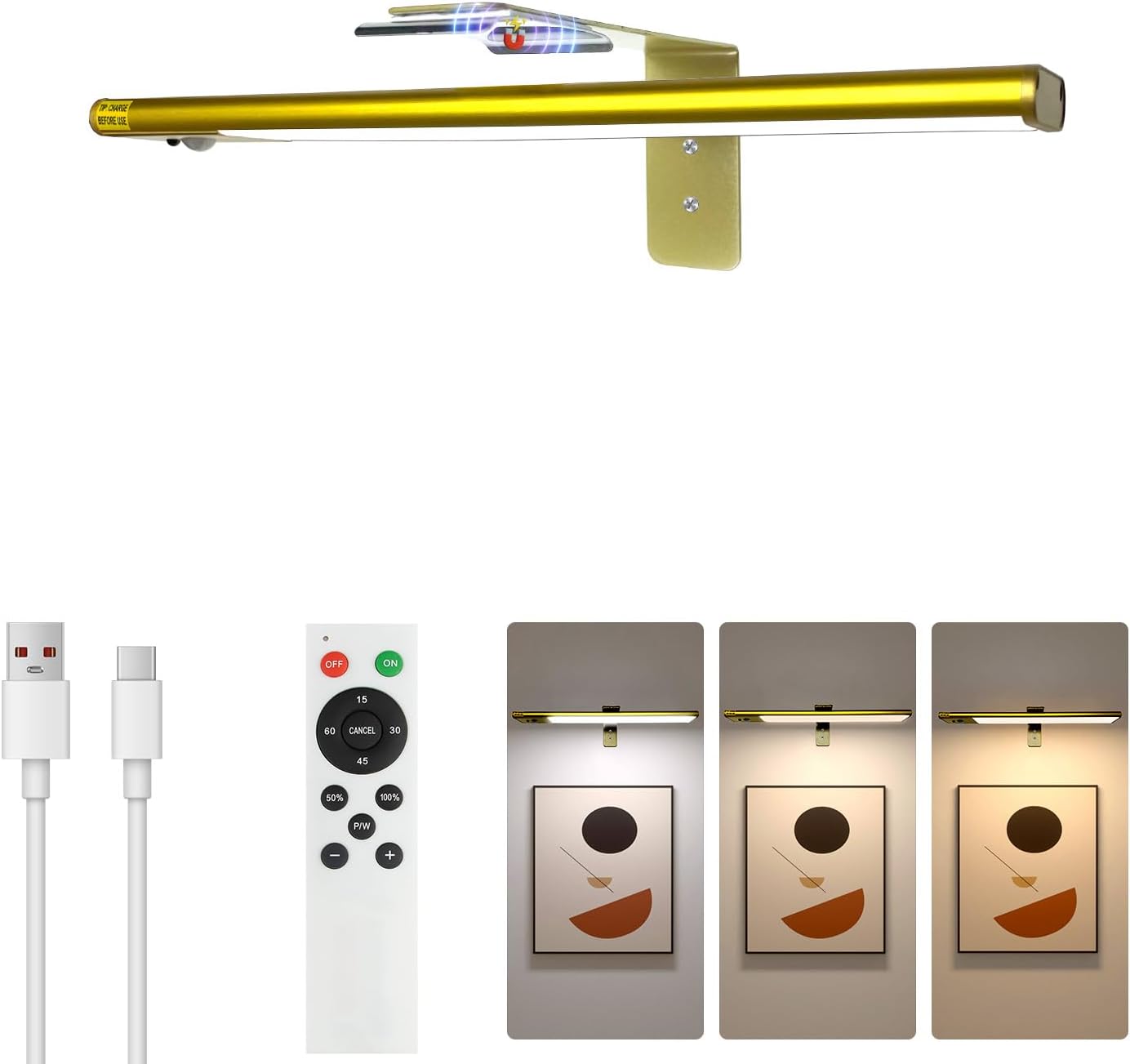 Gold Picture Lights