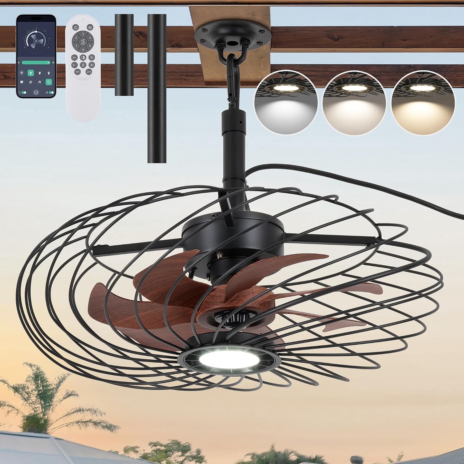 OSGNER Outdoor Ceiling Fans