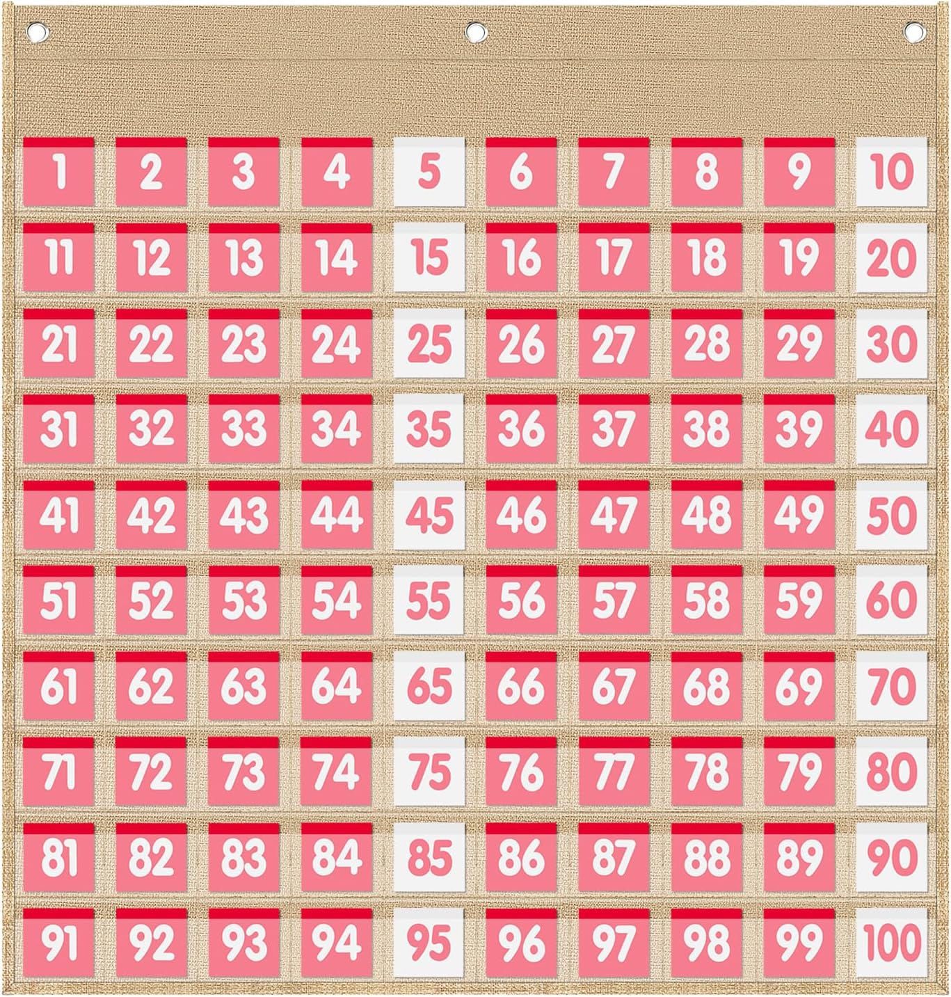 Hundreds Pocket Charts with Cards