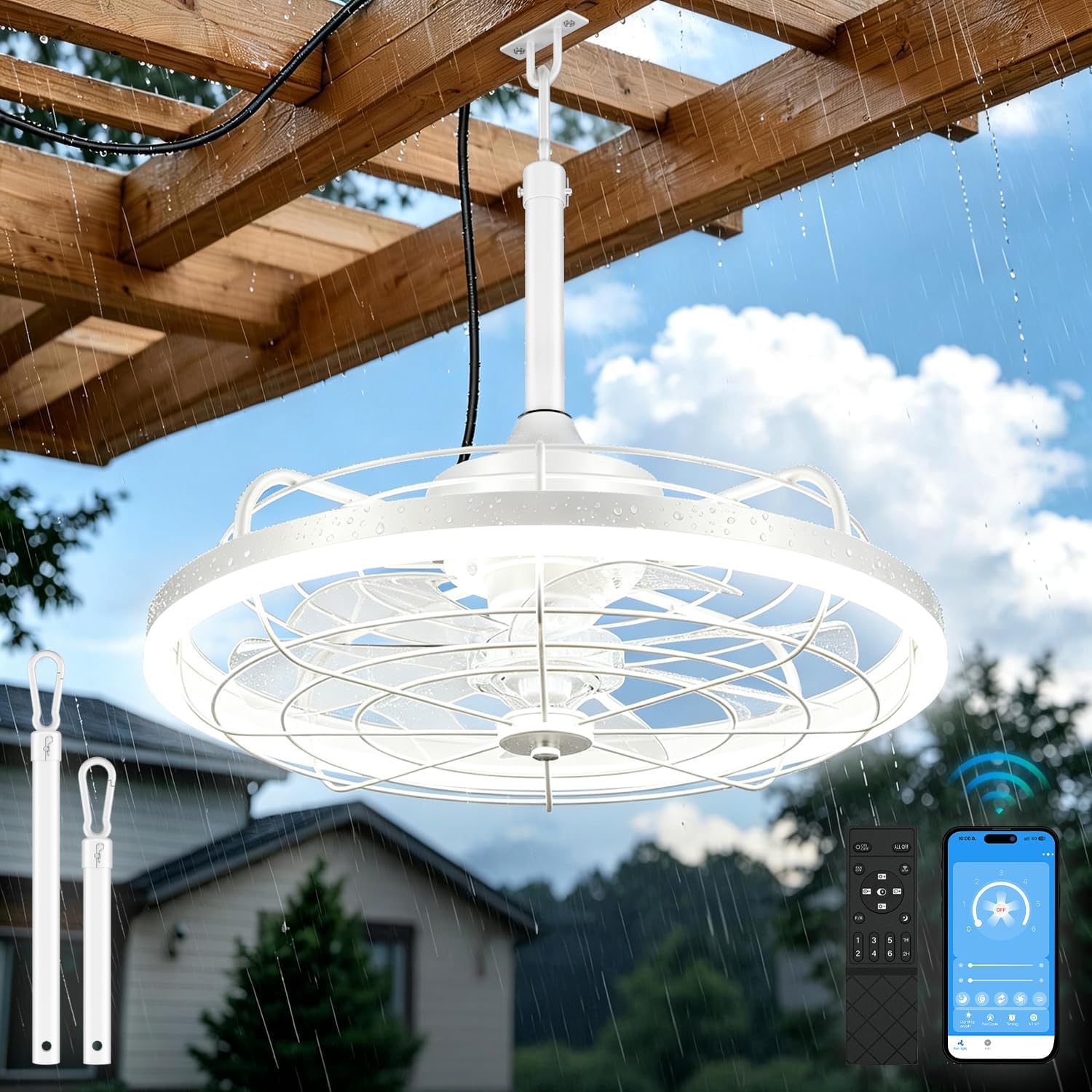 Lundwa Outdoor Ceiling Fans