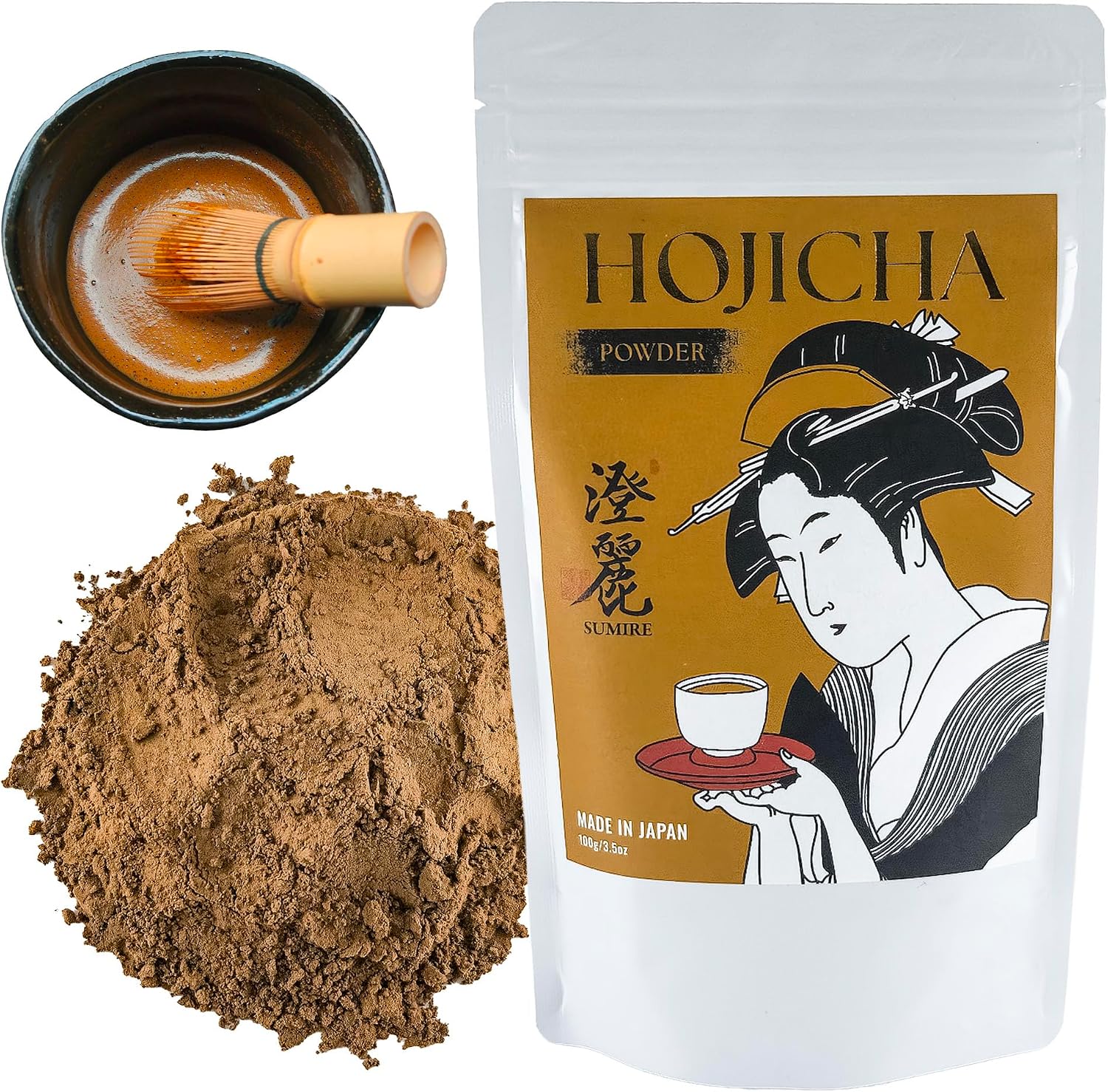 SUMIRE Hojicha Powder Lattes