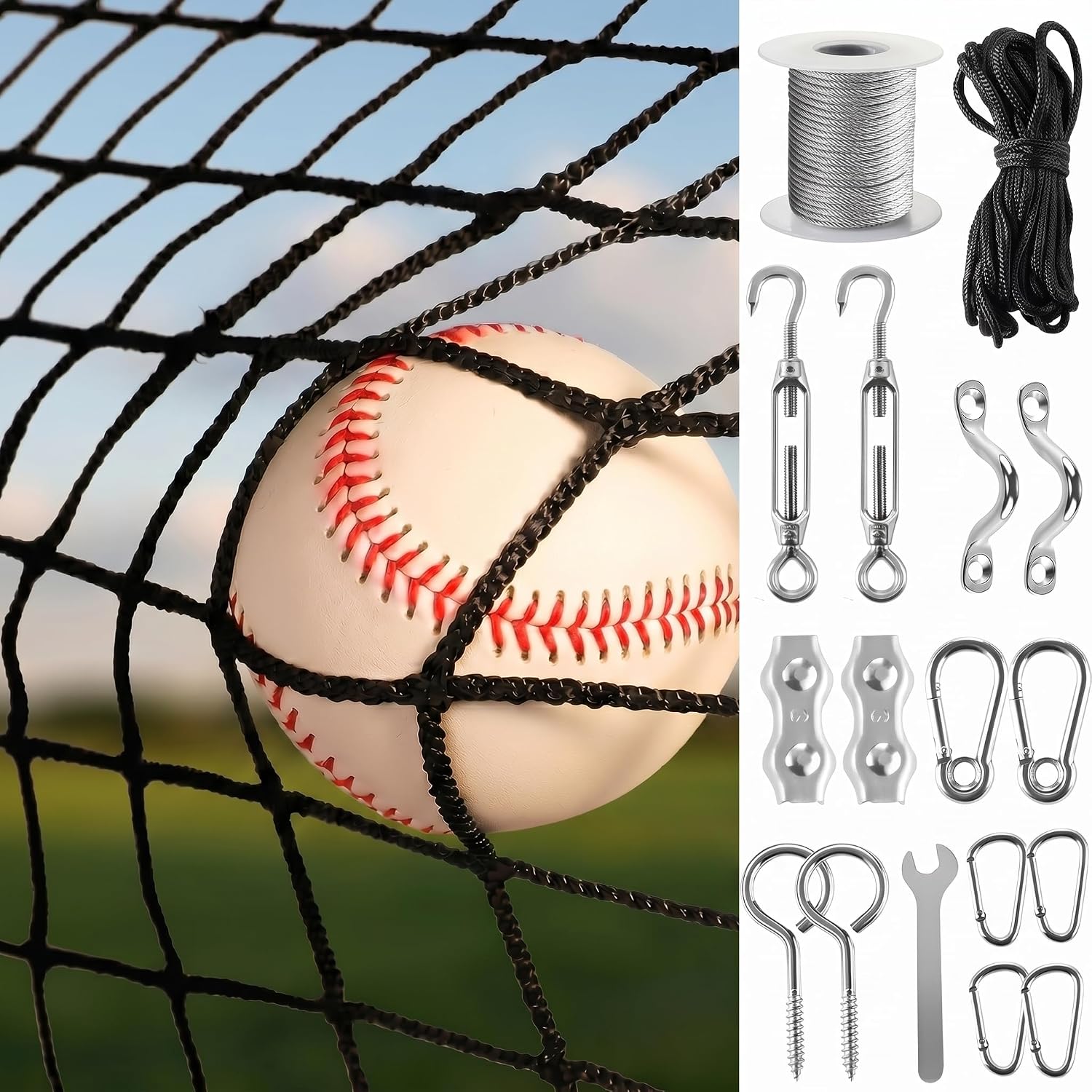 Hittop Baseball Backstop Nets