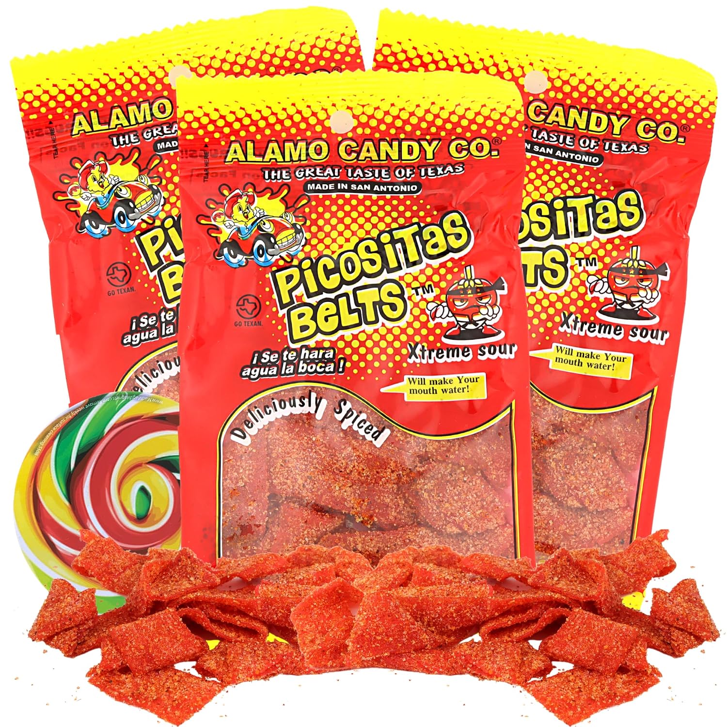 Needzo Extreme Spicy Candy Belts