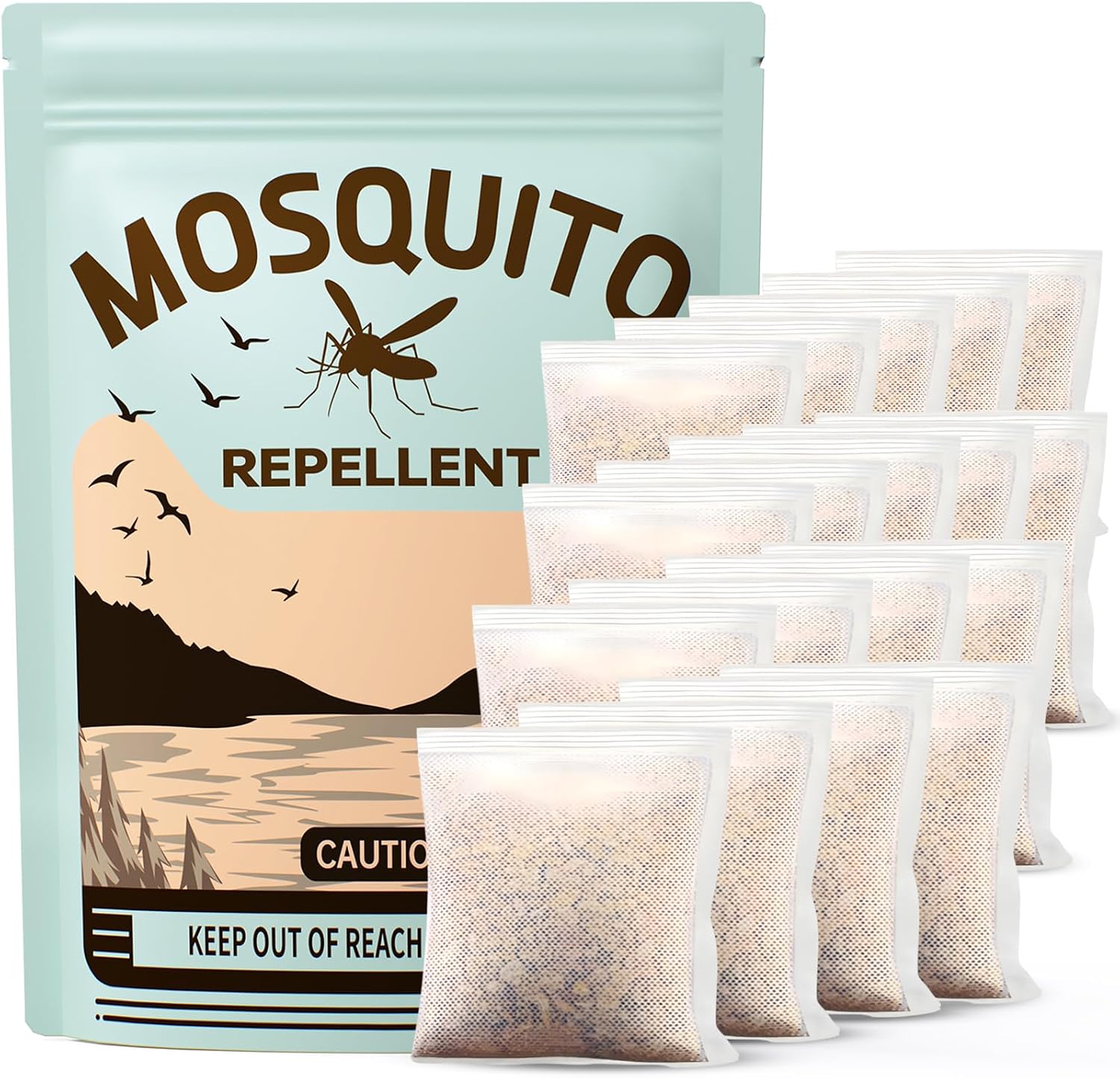 Natural Mosquito Repellent Pouches