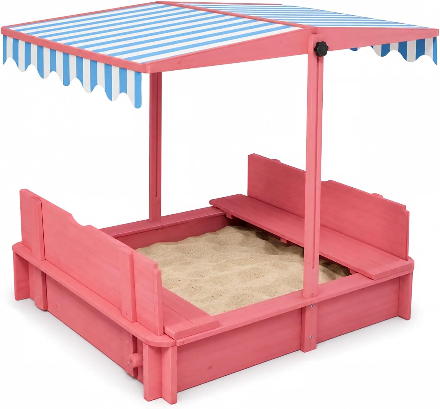 Wood Sandboxes with Canopy