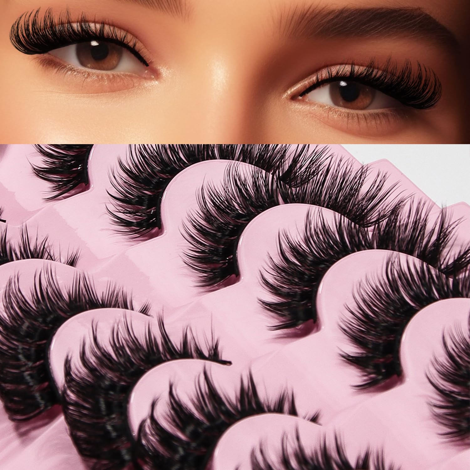 AKARA Fluffy Faux Mink Eyelashes